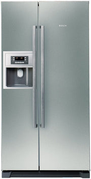 Bosch KAN58A75 frigorifero side-by-side Libera installazione 510 L Grigio, Acciaio inossidabile