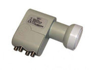 Digiquest LNB 402 Quad convertitori abbassatore di frequenza Low Noise Block (LNB) 10,7 - 12,75 GHz Grigio, Bianco
