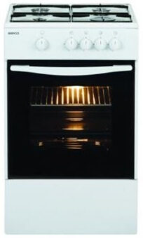 Beko CG 41001 S cucina Piano cottura Gas Bianco