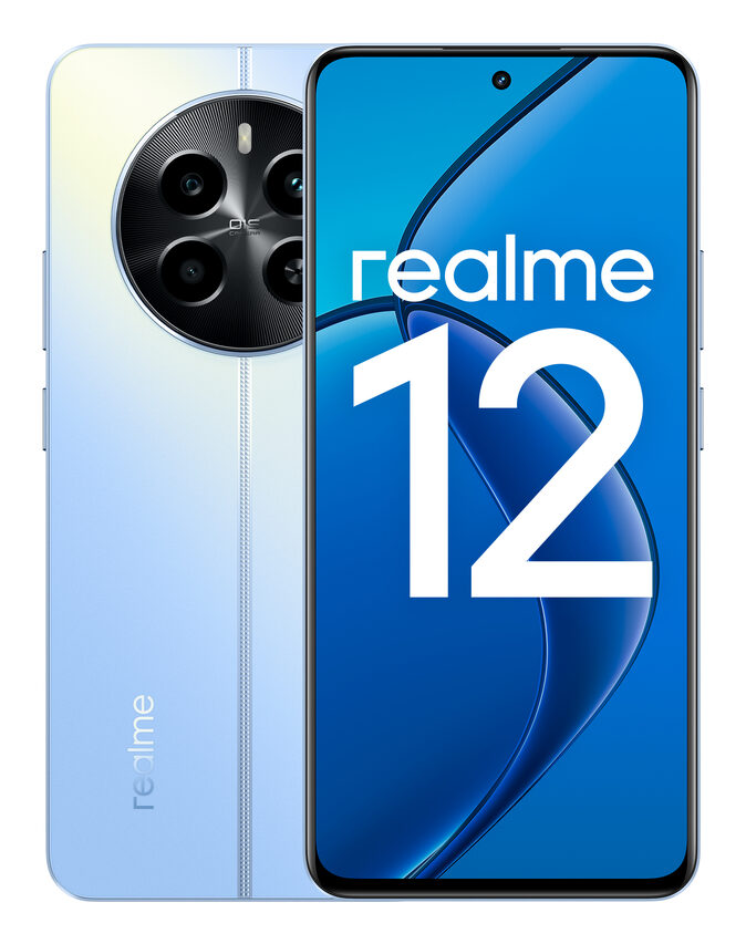 realme 12 4G 16,9 cm (6.67") Dual SIM ibrida Android 14 USB tipo-C 8 GB 512 GB 5000 mAh Blu