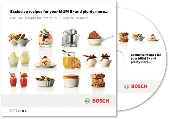Bosch Styline robot da cucina 900 W 3,9 L Acciaio inox, Bianco
