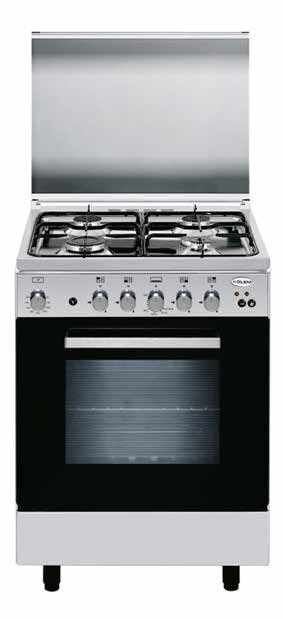 Glem Gas A66BIF3 cucina Piano cottura Acciaio inossidabile A