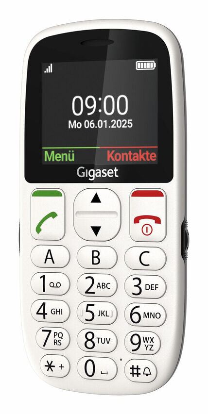 Gigaset GL395 5,59 cm (2.2") 90 g Bianco Telefono per anziani