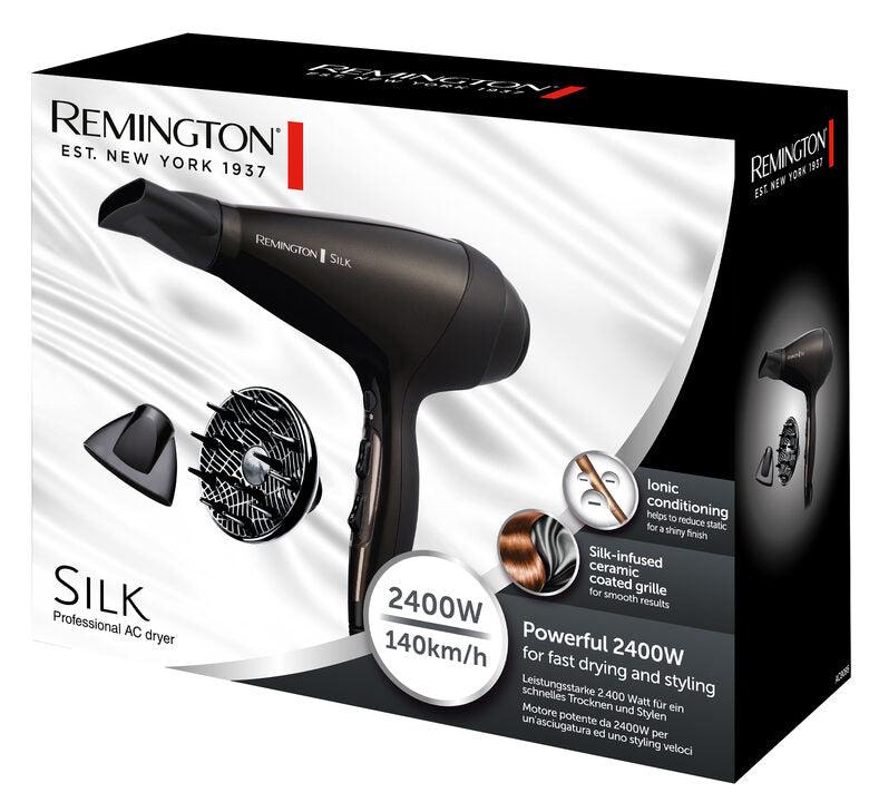 Remington AC9095 asciuga capelli 2400 W Nero