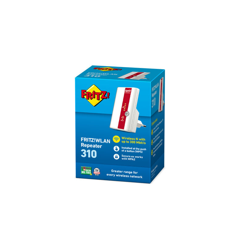 FRITZ! WLAN Repeater 310 International 300 Mbit/s Bianco