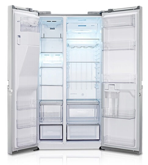 LG GSL545NSYZ frigorifero side-by-side Libera installazione 540 L Grigio, Acciaio inossidabile