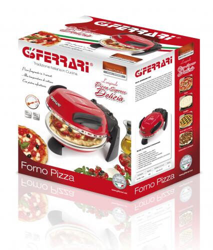 G3 Ferrari Delizia macchina e forno per pizza 1 pizza(e) 1200 W Nero, Rosso
