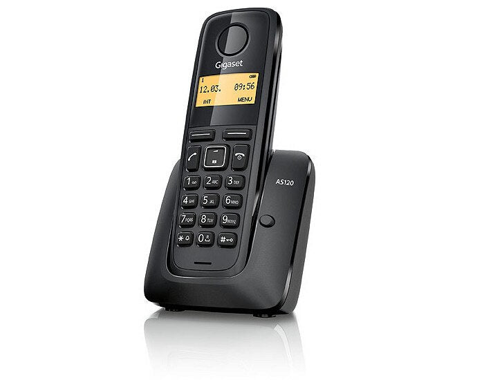 Gigaset AS120 Telefono DECT Identificatore di chiamata Nero