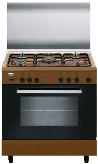 Glem Gas A85TCF3 cucina Piano cottura Marrone