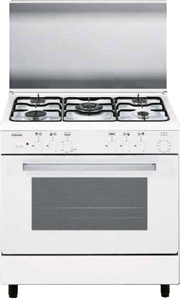 Glem Gas A85TXF3 cucina Piano cottura Bianco