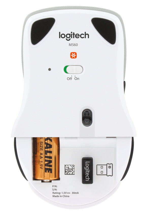 Logitech M560 mouse Ambidestro RF Wireless Laser