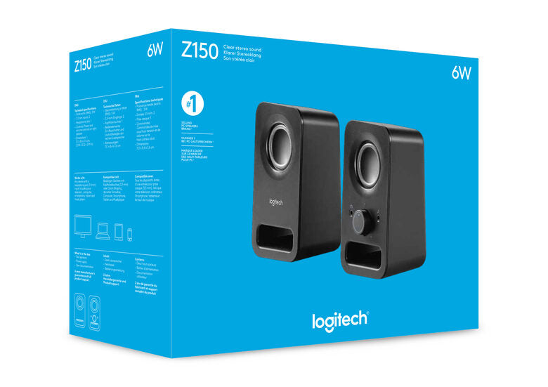 Logitech z150 Multimedia Speakers Nero Cablato 6 W