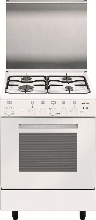 Glem Gas A66BXF3 Cucina a Gas Bianco