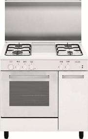 Glem Gas AS85AXF3 cucina Piano cottura Bianco