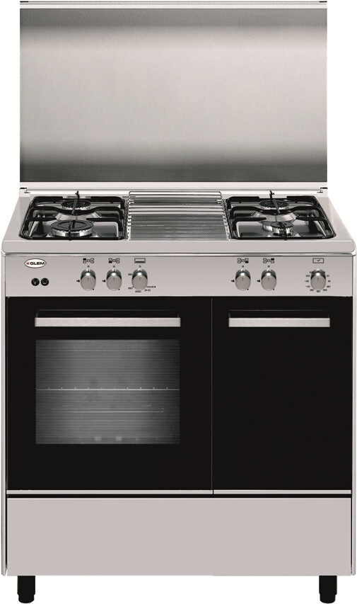 Glem Gas AR85AIF3 cucina Piano cottura Acciaio inossidabile A
