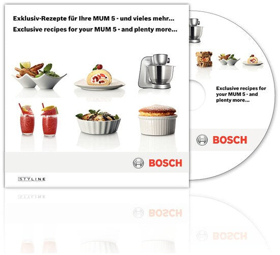 Bosch MUM54020 robot da cucina 900 W 3,9 L Argento, Turchese