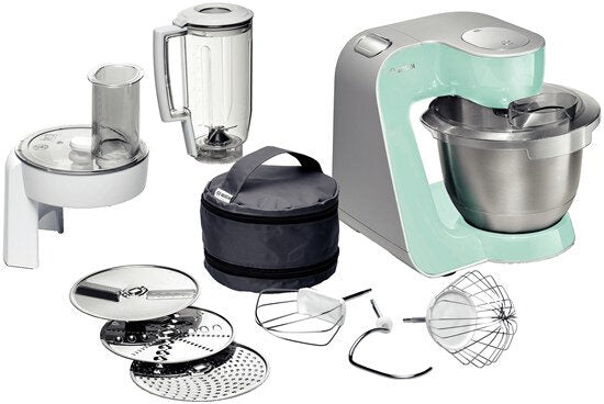 Bosch MUM54020 robot da cucina 900 W 3,9 L Argento, Turchese