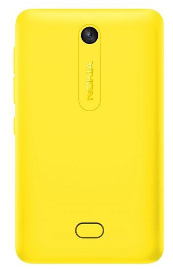 Nokia Asha 501 Dual SIM 7,62 cm (3") 98,2 g Giallo Telefono cellulare basico