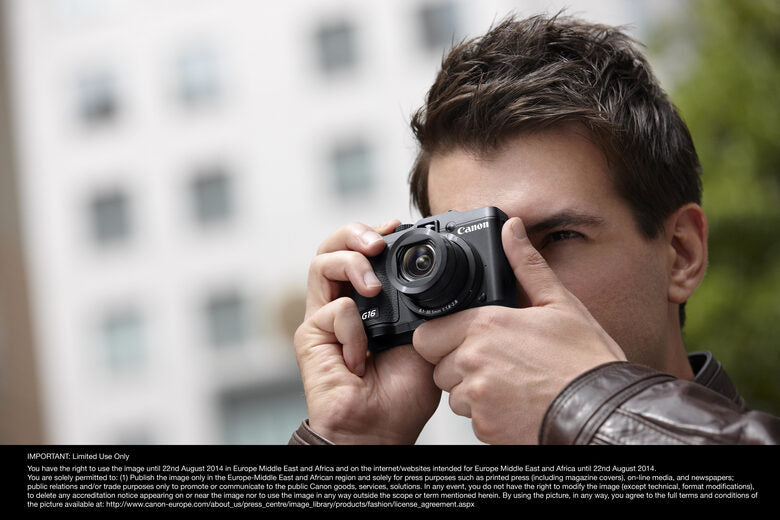 Canon PowerShot G16 1/1.7" Fotocamera compatta 12,1 MP CMOS 4000 x 3000 Pixel Nero