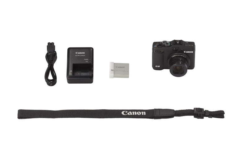 Canon PowerShot G16 1/1.7" Fotocamera compatta 12,1 MP CMOS 4000 x 3000 Pixel Nero