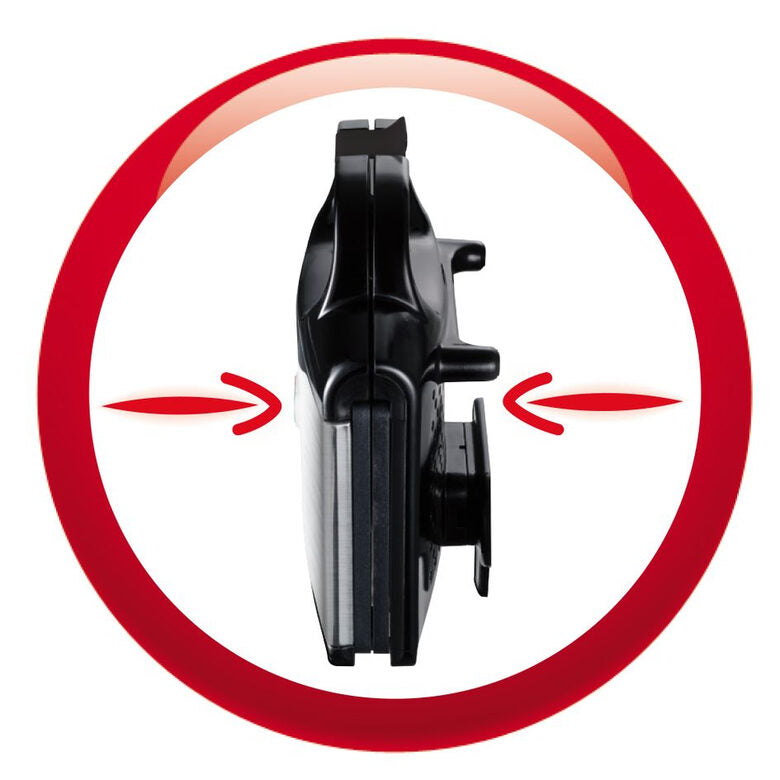 Moulinex Ultracompact Metal tostiera 700 W Nero, Argento