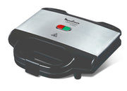 Moulinex Ultracompact Metal tostiera 700 W Nero, Argento