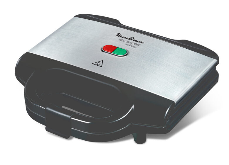 Moulinex Ultracompact Metal tostiera 700 W Nero, Argento