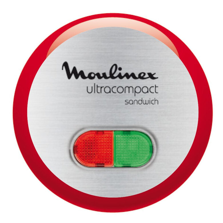 Moulinex Ultracompact Metal tostiera 700 W Nero, Argento
