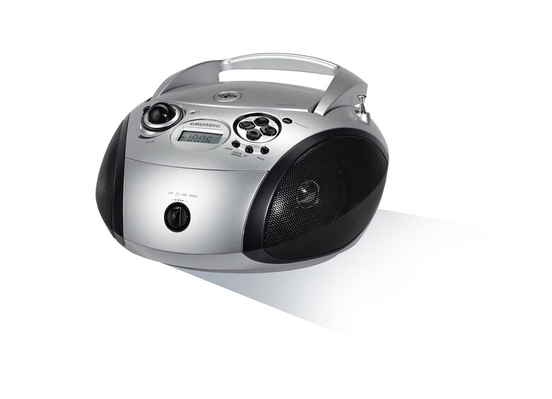 Grundig RCD 1445 USB Nero, Argento