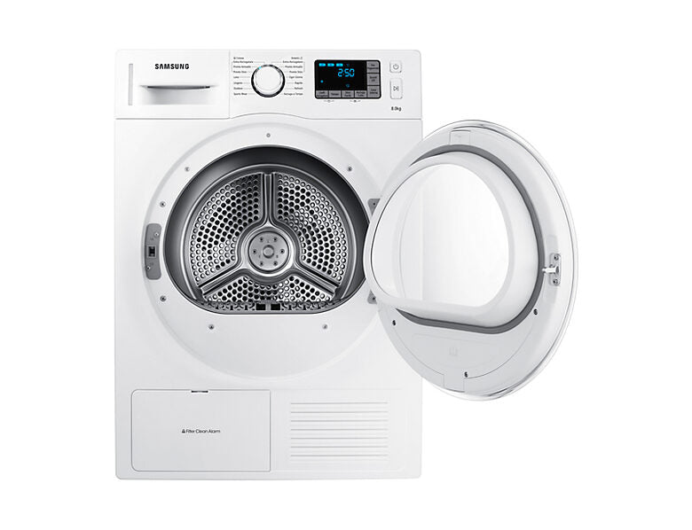 Samsung DV80F5E5HGW/ET asciugatrice Libera installazione Caricamento frontale 8 kg A++ Bianco