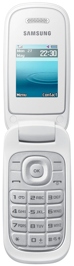 Samsung E1270 4,5 cm (1.77") 82,9 g Bianco