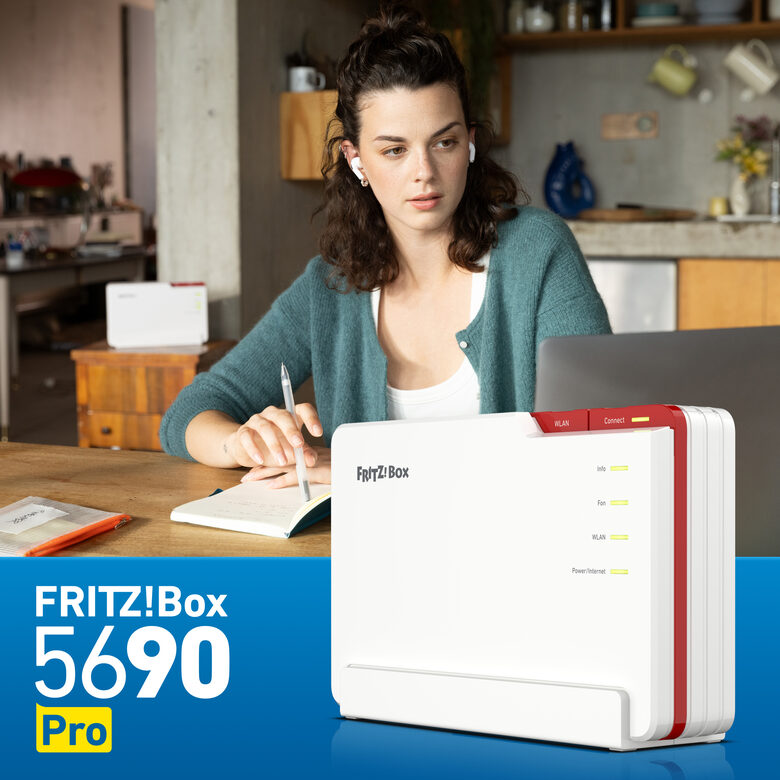 Box 5690 Pro International router wireless 2.5 Gigabit Ethernet Tri-band (2,4 GHz/5 GHz/6 GHz) Bianco