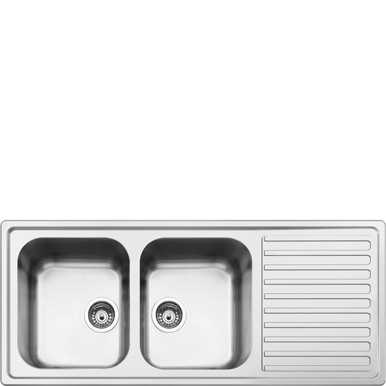 Smeg LLR116-2 lavello Lavello montato su piano Rettangolare Acciaio inossidabile