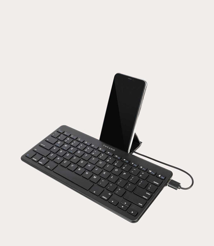 Tucano MA-CKB-IT-BK tastiera per dispositivo mobile QWERTY Italiano USB tipo-C Nero
