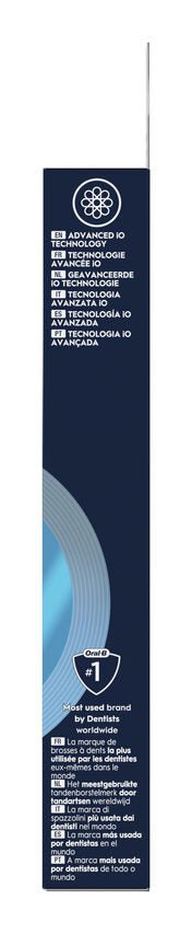 Oral-B Testine di Ricambio iO Series Ultimate Clean Black, testine rotonde di ricambio originali, con setole CrissCross per pulizia e rimozione della placca avanzate e in profondità, 2
