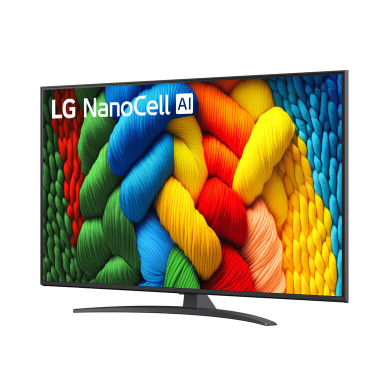 LG NanoCell AI 55NANO81A6A TV Serie NANO81 55'' 4K, α7 Gen8, HDR10, 20W, 3 HDMI con Game Optimizer, Smart TV WebOS 25