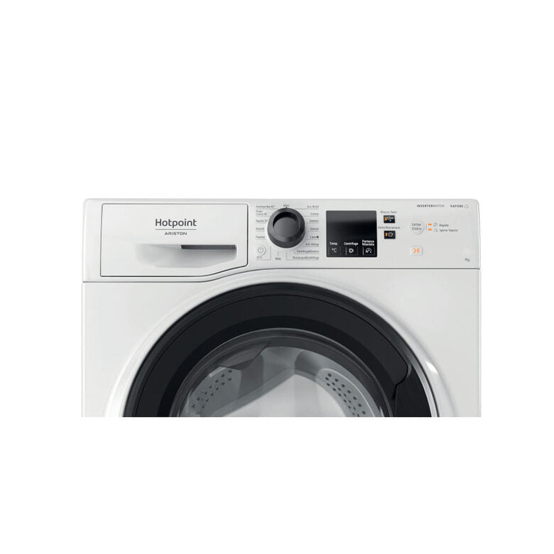 Hotpoint Ariston NF746WK IT Lavatrice A Libera Installazione 7 Kg, 1400 Giri, Steam Hygiene, Anti Allergy, Igiene Vapore, Classe A, Bianco