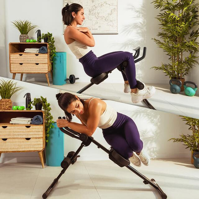 Cecotec AB Trainer Macchina per addominali pieghevole con supporto per dispositivi