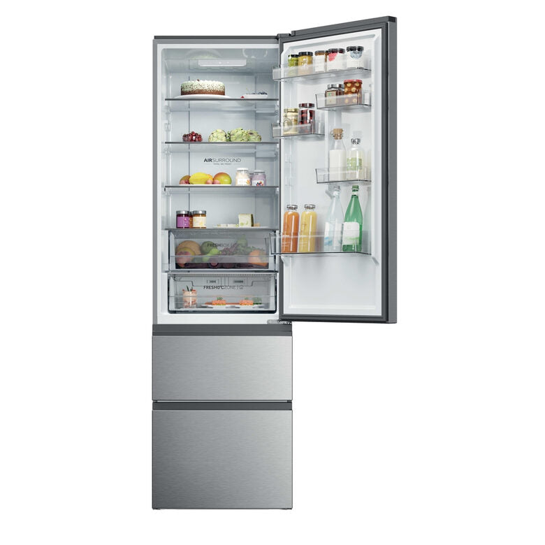 Haier 3D 60 Serie 3 HTR3620CNMG Libera installazione 414 L Argento