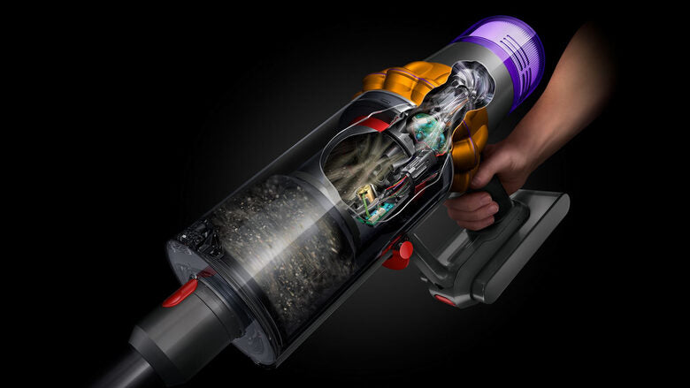 Dyson V15 Detect Absolute aspirapolvere senza filo Nichel/Giallo