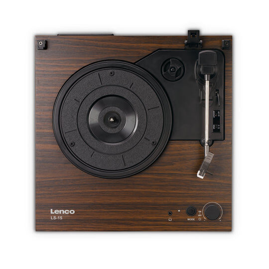Lenco LS-15WD piatto audio Giradischi con trasmissione a cinghia Legno