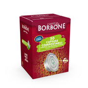 Caffè Borbone Miscela Nobile in capsule compostabili, 50pz, compatibili con macchine da caffé Lavazza®