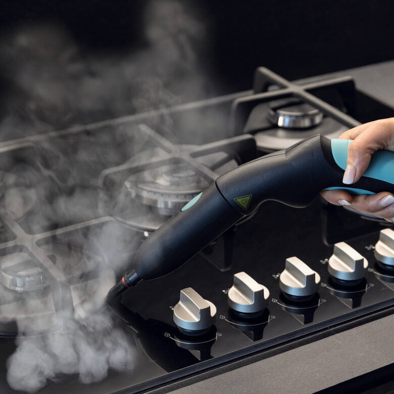 Ariete 4146 XVapor Deluxe, Pulitore a Vapore Mobile, 5 bar, Vano Portaccessori Integrato, Autonomia fino a 55', Cavo 6 m, 1500W, Blu