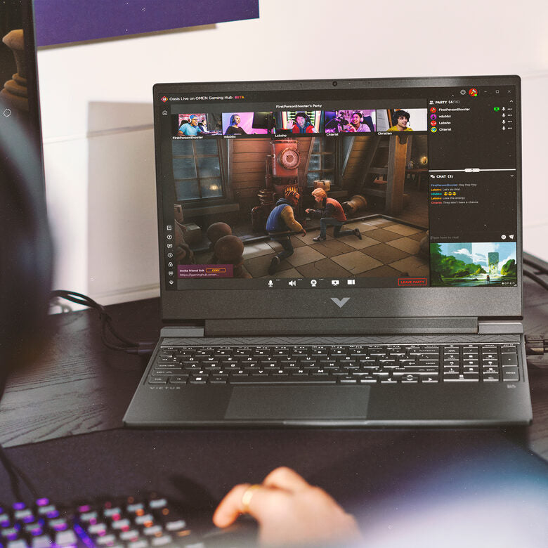 HP Victus Gaming Victus 15-fa1060nl Intel® Core™ i5 i5-12450H Computer portatile 39,6 cm (15.6") Full HD 16 GB DDR4-SDRAM 512 GB SSD NVIDIA GeForce RTX 4050 Wi-Fi 6 (802.11ax) Windows 11 Hom