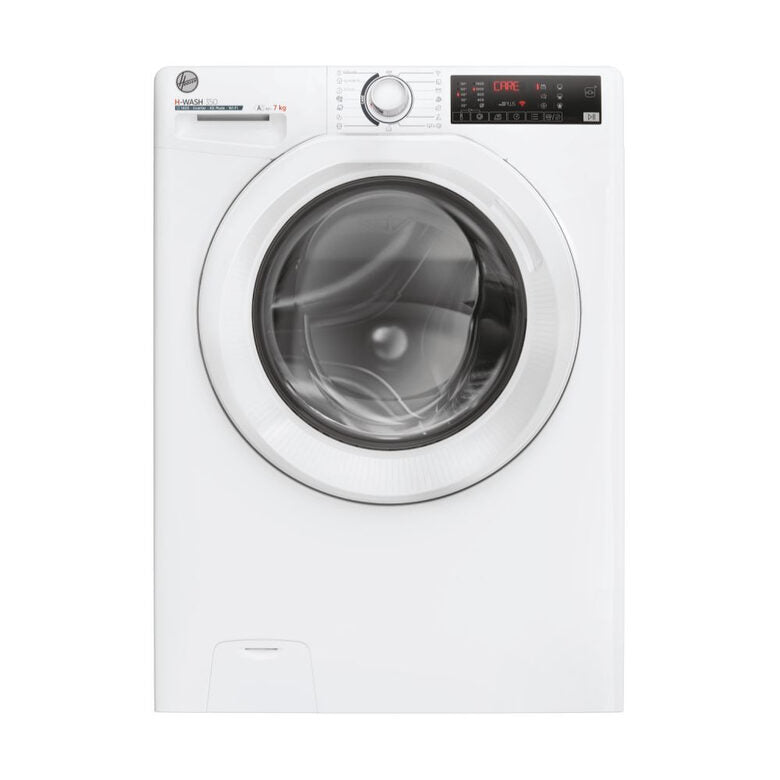 Hoover H3WP4474TAM6/1-S H-WASH 350 Lavatrice Slim A Libera Installazione 7 Kg, 1400 Giri, Classe A, Inverter, Wi-fi, Bianco