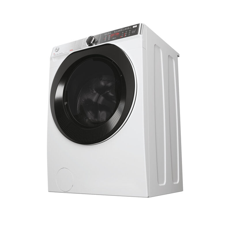 Hoover H5WPB610AMBC8-S H-WASH 550 Lavatrice A Libera Installazione 10 Kg, 1600 Giri, Power Care System, Auto Care, Steam Care Pro, Classe A, Bianco