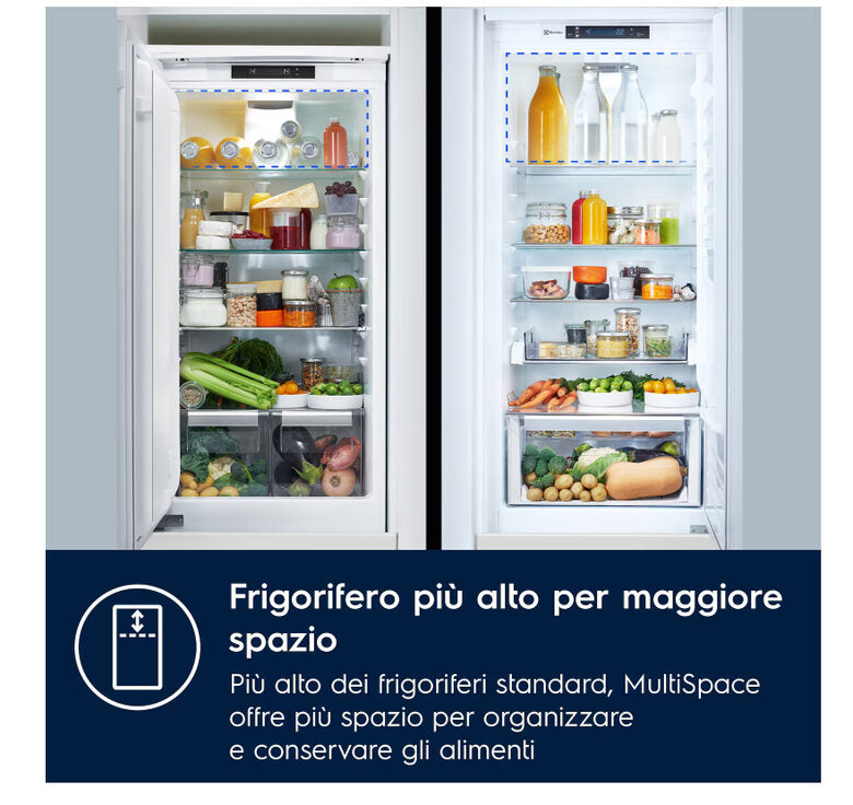 Electrolux ENG7TE75S frigorifero con congelatore Da incasso (E) 188,4x69,6x54,9 Doppia porta 287 litri Total No Frost
