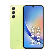 Samsung Galaxy A34 5G Display FHD+ Super AMOLED 6.6”, Android 13, 6GB RAM, 128GB, Doppia SIM, Batteria 5.000 mAh, Awesome Lime