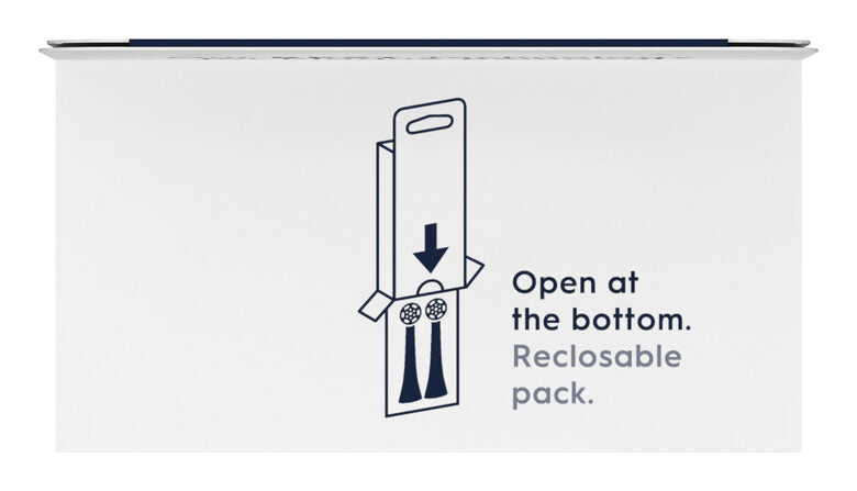 Oral-B Testine di Ricambio iO Series Ultimate Clean, testine rotonde di ricambio originali, con setole CrissCross per pulizia e rimozione della placca avanzate e in profondità, 2