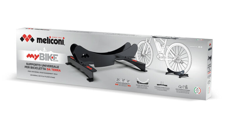Meliconi 489005 supporto per bicicletta Portabiciclette da esterno Libera installazione Nero
